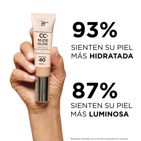 CC+ NUDE GLOW BASE DE MAQUILLAJE CON SPF 40+