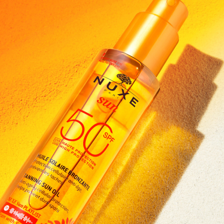 NUXE SUN 50 SPF HUILE SOLAIRE BRONZANTE