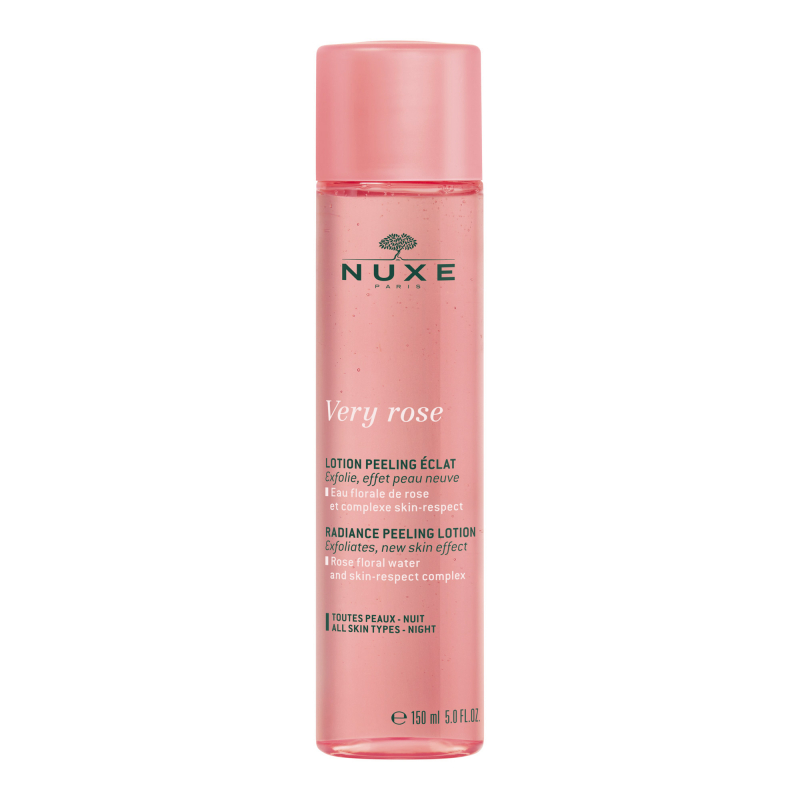 Nuxe very rose loción peeling luminosidad 150 ml