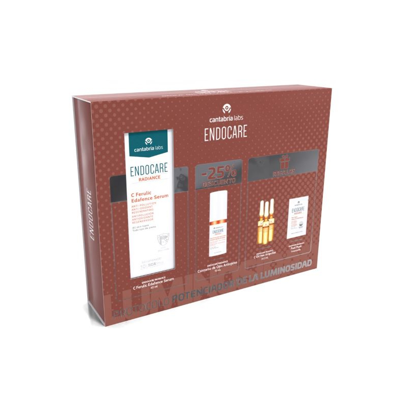 Set Cantabria Labs Endocare Protocolo Potenciador De Luminosidada
