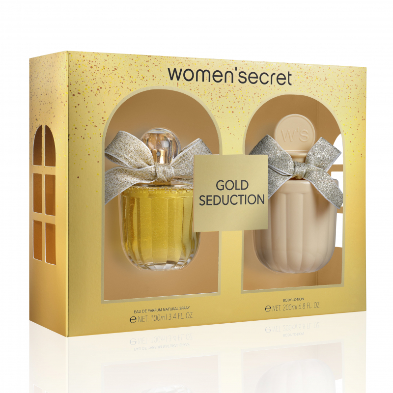 women'secret gold seduction woda perfumowana 100 ml   zestaw  