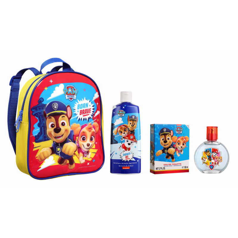 Set Paw Patrol Mochila Edt 50 Ml + Gel De Ducha 300 Ml
