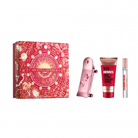 SET DE REGALO EAU DE PARFUM 212 HEROES FOR HER CAROLINA HERRERA