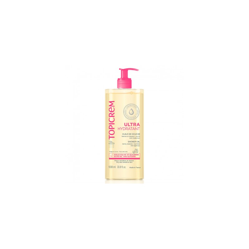 Topicrem Ultra Hydratant Huile De Douche 1000ml