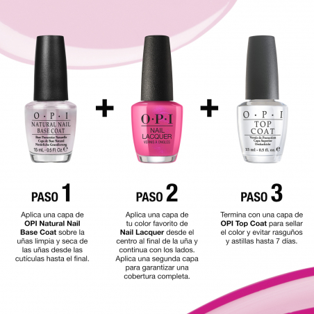 OPI NAIL LACQUER ESMALTE DE UÑAS DURACIÓN DE HASTA 7 DÍAS