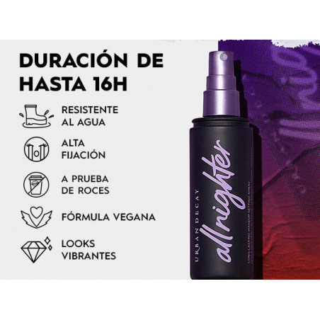 URBAN DECAY ALL NIGHTER SETTING SPRAY FIJADOR DE MAQUILLAJE 118ML