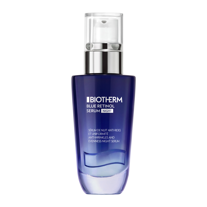 Blue retinol night serum