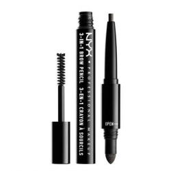 NYX PROFESSIONAL MAKEUP- 3-IN-1 BROW PENCIL