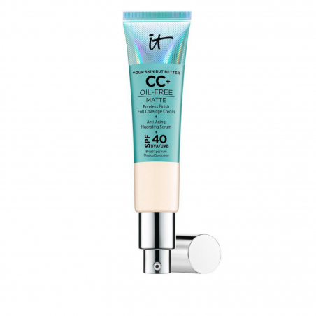 IT COSMETICS CC+ OIL-FREE MATTE BASE DE MAQUILLAJE CON SPF 40+