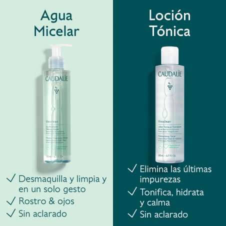 VINOCLEAN AGUA MICELAR DESMAQUILLANTE