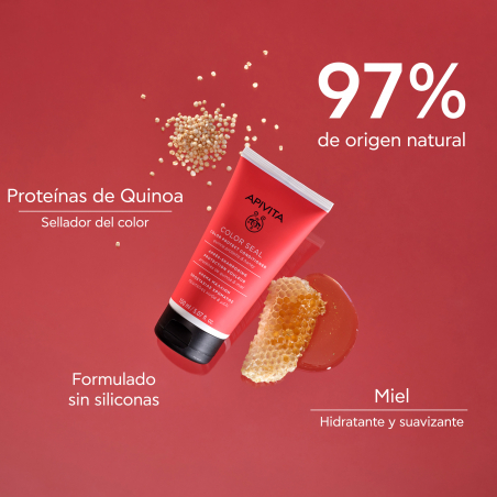 ACONDICIONADOR SELLADOR DEL COLOR QUINOA Y MIEL 150ML