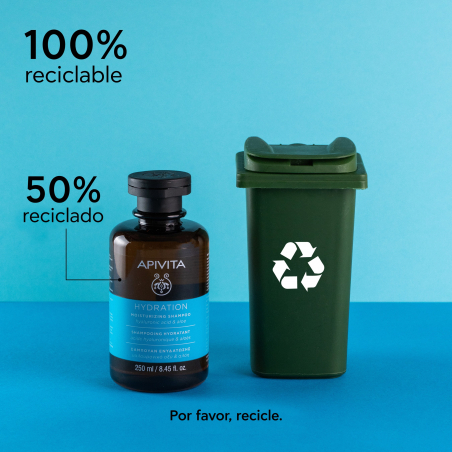 Champú Hidratante con Ácido Hialurónico, Aloe y Miel