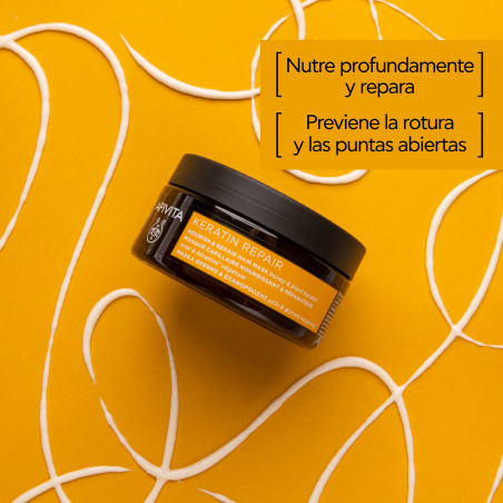 Mascarilla Keratin Repair Nutritiva y Reparadora para Cabello Seco y Dañado