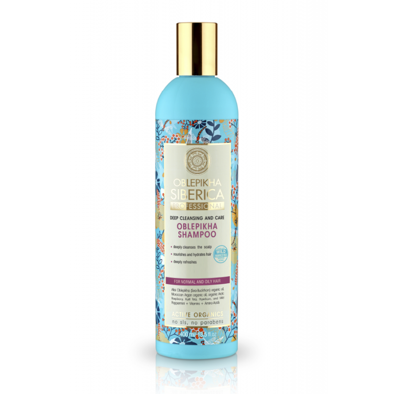 Oblepikha shampoo for normal and oily hair 400ml