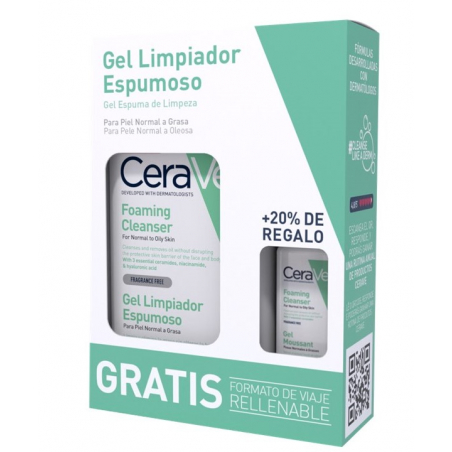 SET GEL LIMPIADOR ESPUMOSO + REGALO