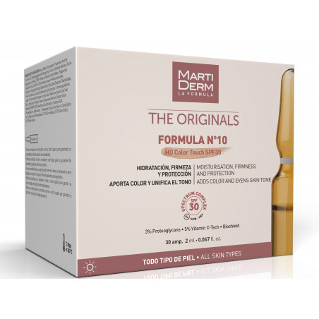 THE ORIGINALS FORMULA Nº 10 COLOR SPF30 AMPOLLAS