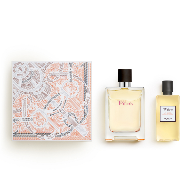 Set HermÈs Terre D'hermÈs Eau De Toilette 100ml + Gel De Ducha 80ml