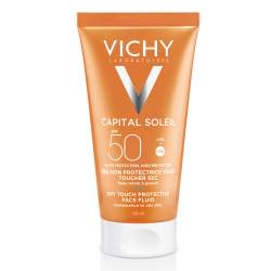 CAPITAL SOLEIL CREMA PROTECTORA ROSTRO TACTO SECO SPF 50