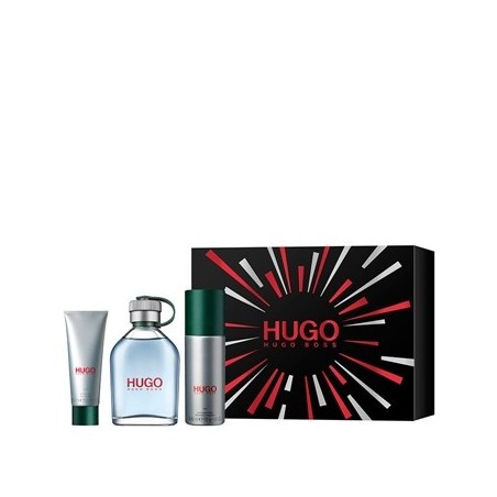 HUGO MAN ESTUCHE EAU DE TOILETTE 125ML + DEO 150ML + GEL 50ML