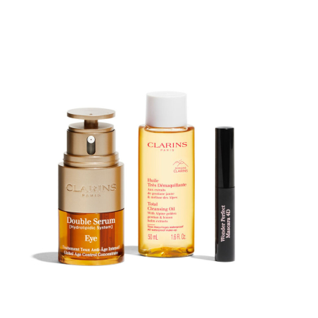 SET CLARINS DOUBLE SERUM OJOS