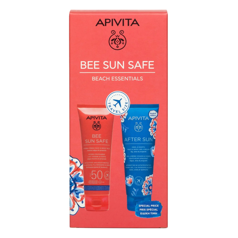 Set Bee Sun Safe Hydra Fresh Leche Spf50 100ml + Aftersun 100 Ml