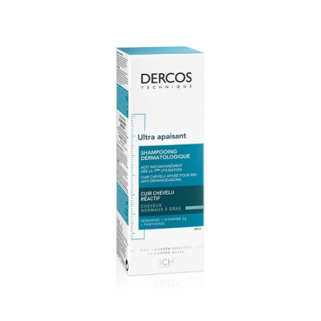 DERCOS CHAMPÚ ULTRA CALMANTE PARA CABELLO NORMAL A GRASO