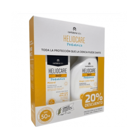 SET HELIOCARE 360º PEDIATRICS PROTECTOR SOLAR SPF50 Y LOCIÓN ATOPIC SPF50+ + 20% DESCUENTO