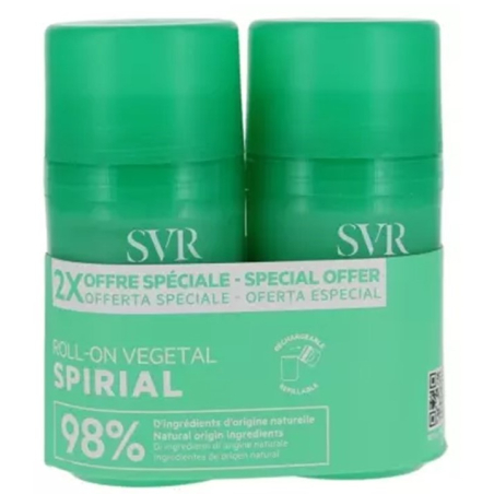 SPIRIAL DUPLO DESODORANTE VEGETAL ROLL-ON