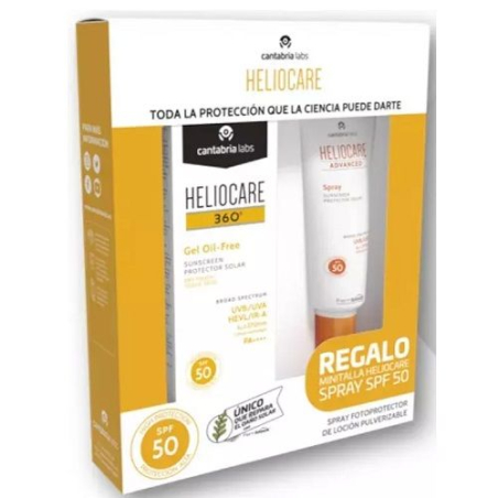 SET HELIOCARE 360º GEL OIL-FREE SPF50 + REGALO