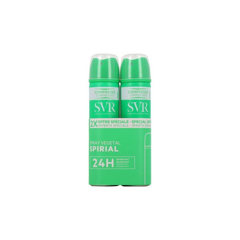 Spirial Duplo Desodorante Spray Vegetal 2 X 0,75ml