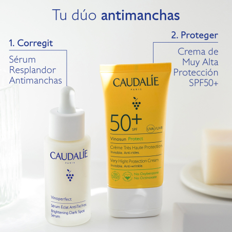 DÚO VINOPERFECT SERUM 30ML + CREMA SOLAR  DE REGALO