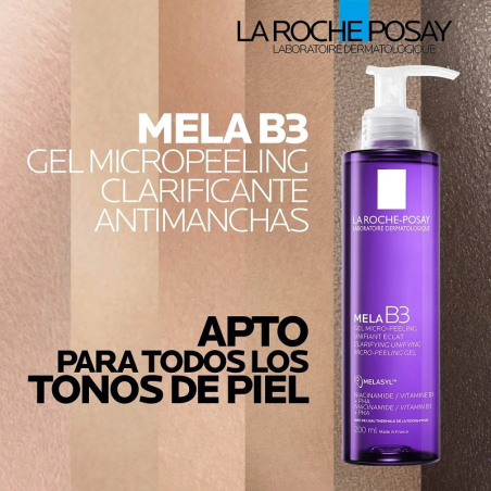 MELA B3 GEL LIMPIADOR FACIAL EXFOLIANTE ANTIMANCHAS