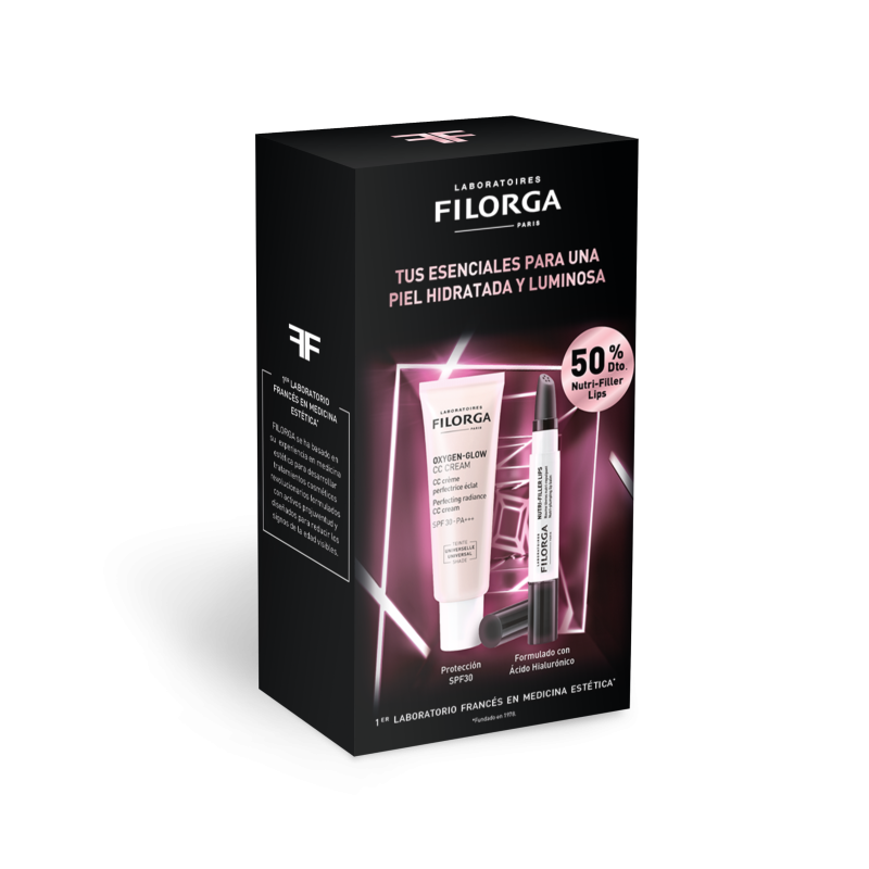 Set Duo Oxigen-glow Cc Crema Spf30 + Nutri-filler Lips