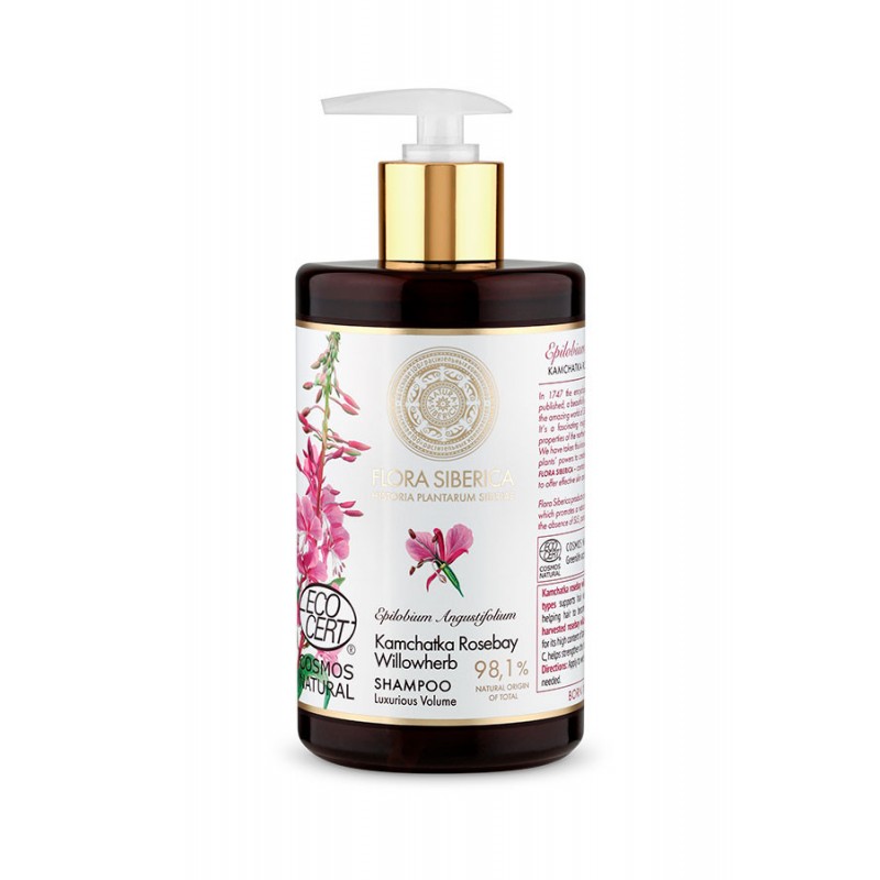 Flora kamchatka rosebay willowherb shampoo 480ml