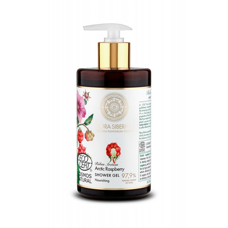 Flora arctic raspberry nourishing shower gel 480ml