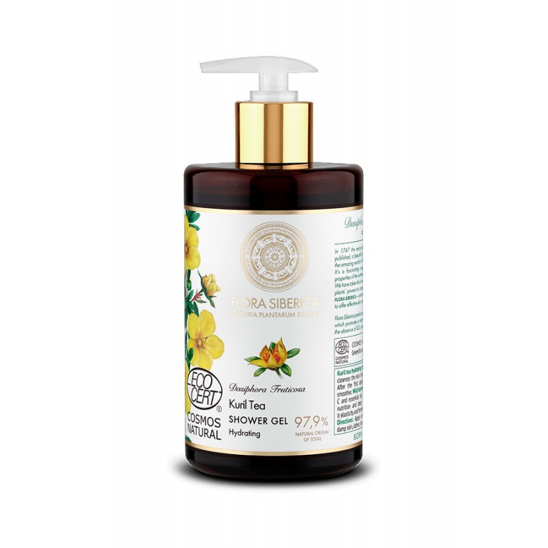 Flora kuril tea hydrating shower gel 480ml