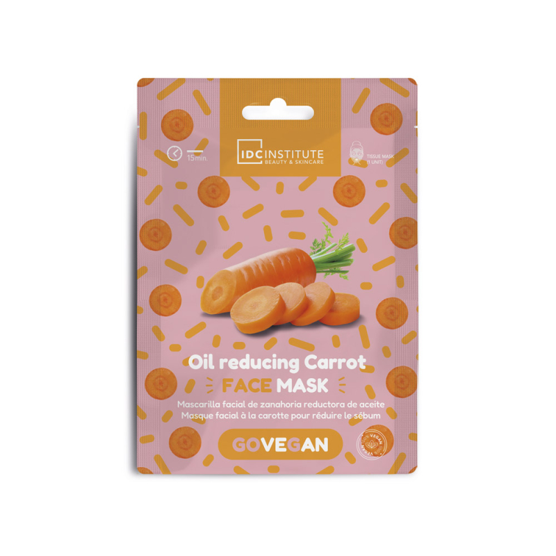 Idc Institute Mask Carrot For Oily Skin 1 Unidad