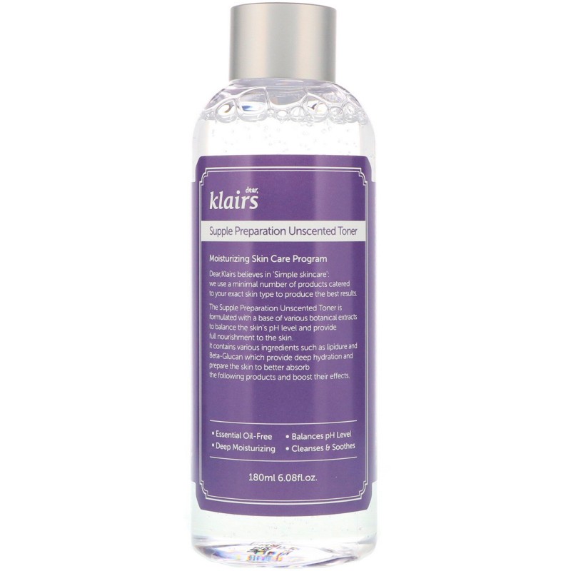 Supple preparation unscented toner 180ml