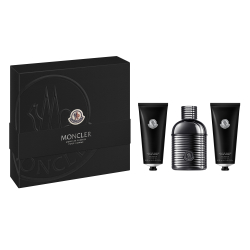 Set Moncler Sunrise Pour Homme Eau de Parfum con Shower Gel y Shampoo
