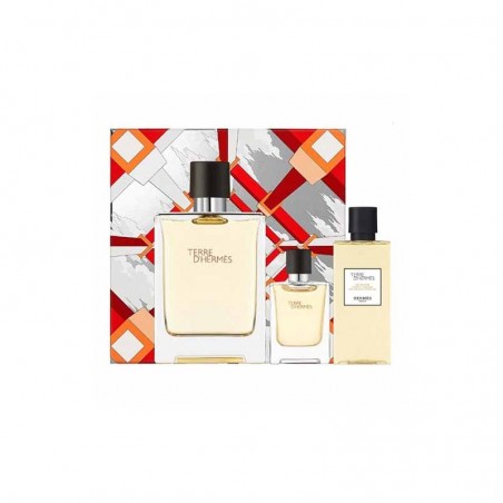 TERRE D´HERMES ESTUCHE EAU DE TOILETTE 100ML + GEL 80ML + MINIATURA 12,5ML