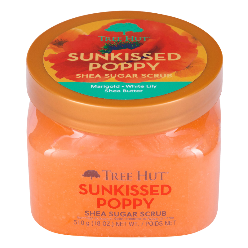 Sunkissed Poppy Shea Sugar Scrub 510g