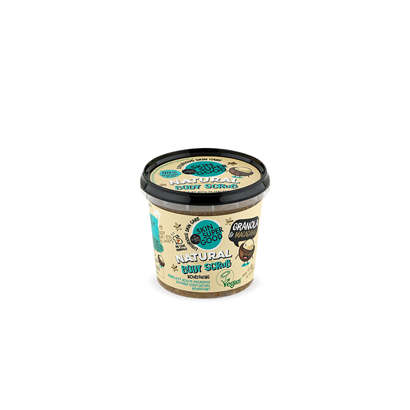 Exfoliante Corporal Natural De Granola Y Macadamia 360 Ml