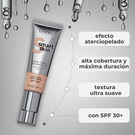 Lamel Smart Skin Serum Tinted Foundation | Perfumería Júlia