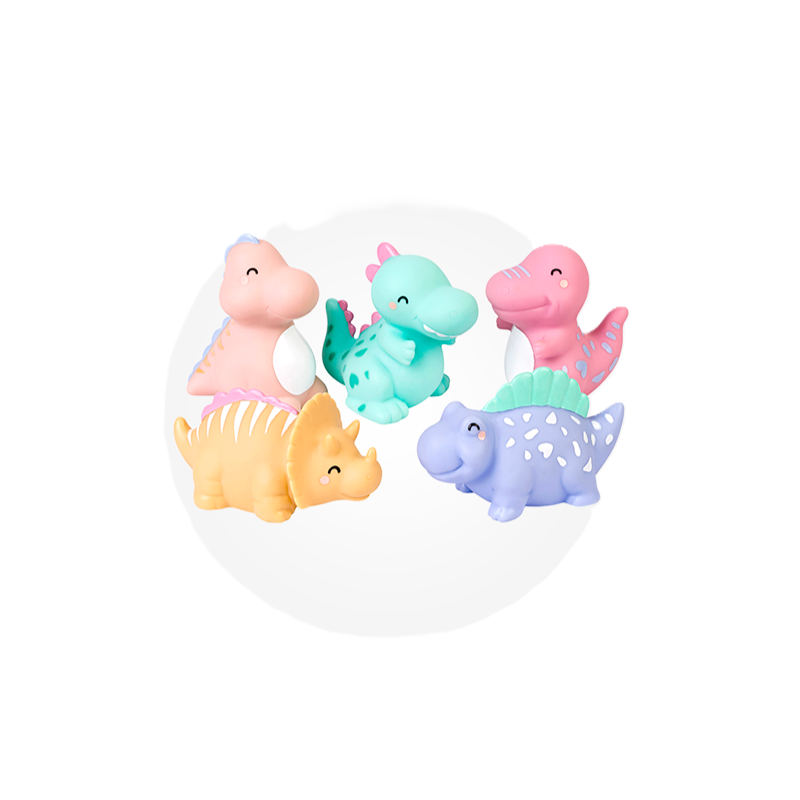 Juguetes De BaÑo Happy Dinos