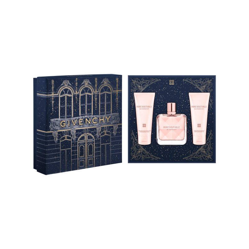Set Irresistible Eau De Parfum 80ml + Loción Corporal 75ml + Aceite De Ducha 75ml
