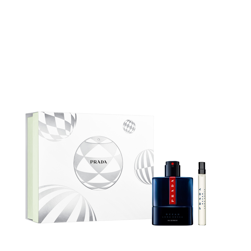 Set De Navidad Luna Rossa Ocean Eau De Parfum 100 Ml Y Tamaño Viaje 10 Ml