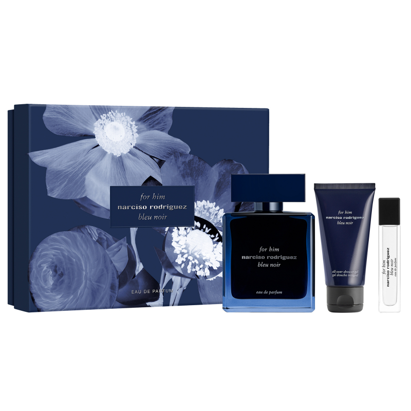 Set For Him Bleu Noir Eau De Parfum 100 Ml + 10 Ml + Shower Gel 50 Ml