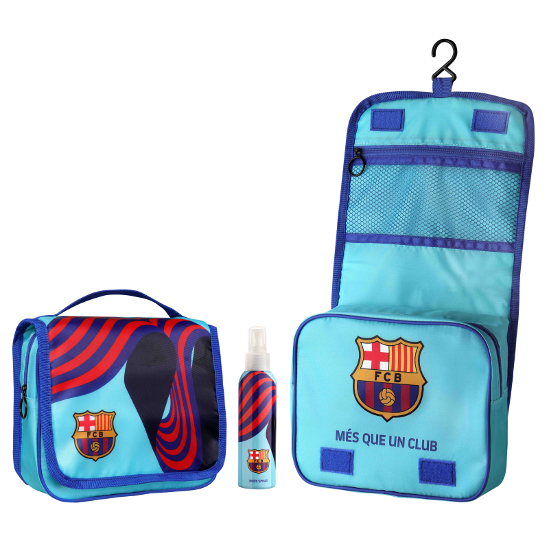 Fc Barcelona Neceser Femenino Con Colonia Corporal 150 Ml
