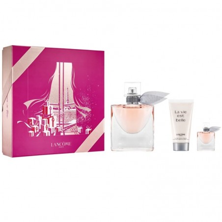 LA VIE EST BELLE ESTUCHE EAU DE PARFUM 75ML + BL 50ML + MINIATURA