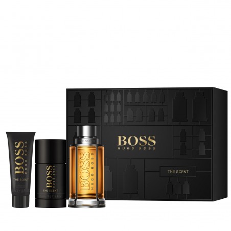 BOSS THE SCENT ESTUCHE EDT V.100ML + DEODORANT STICK 75ML + SHOWER GEL 50ML